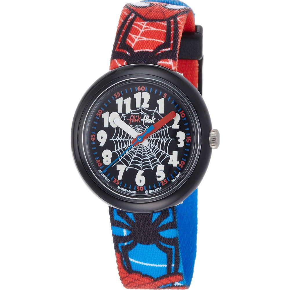 Flik Flak Swatch orologio bambino uomo ragno SPIDERMAN FLNP021