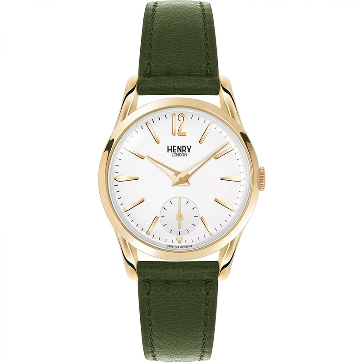 Henry London orologio donna Chiswick  solo tempo verde 30mm   HL30-US-0096