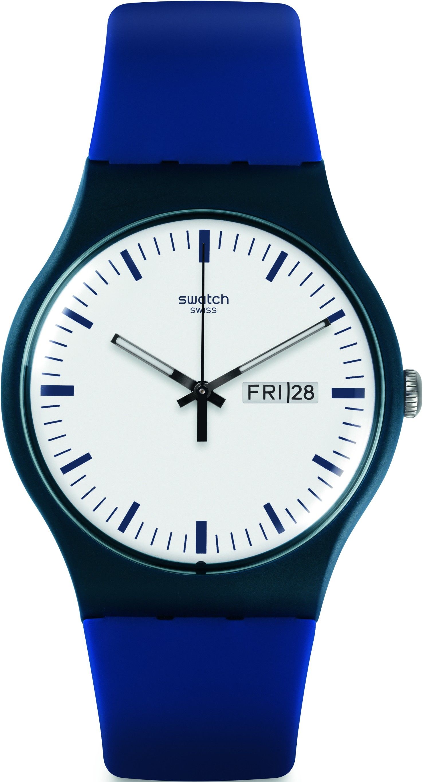 Swatch orologio unisex 41mm silicone bellablu SUON709