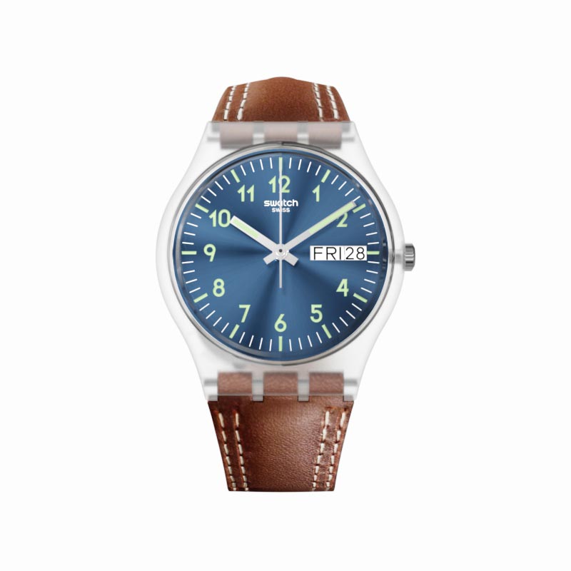 Swatch orologio gli orignali  giorno data WINDY DUNE GE709
