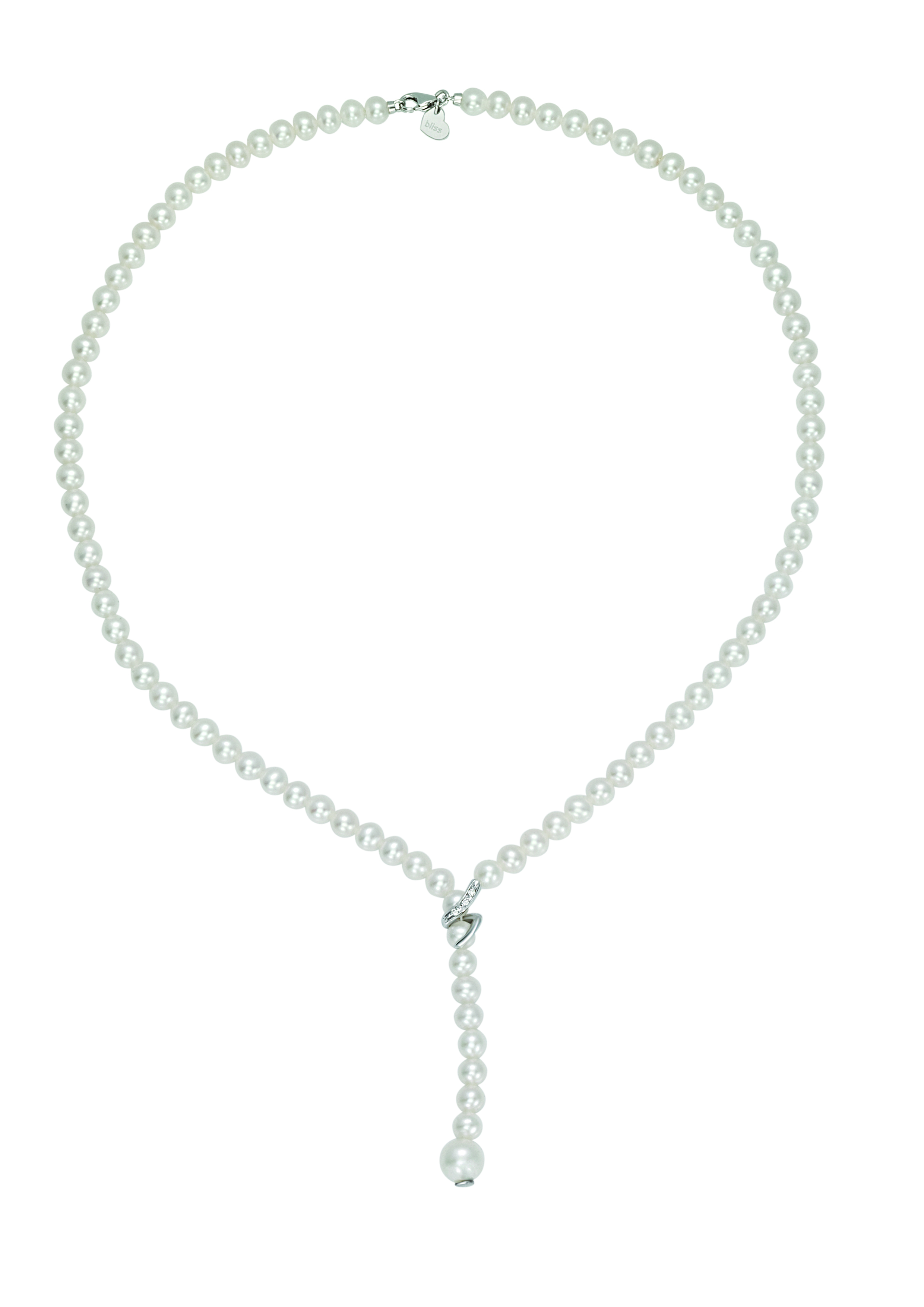 Bliss donna collana collier perle con diamanti Paradise oro 18kt 45cm 20071020 zoomable