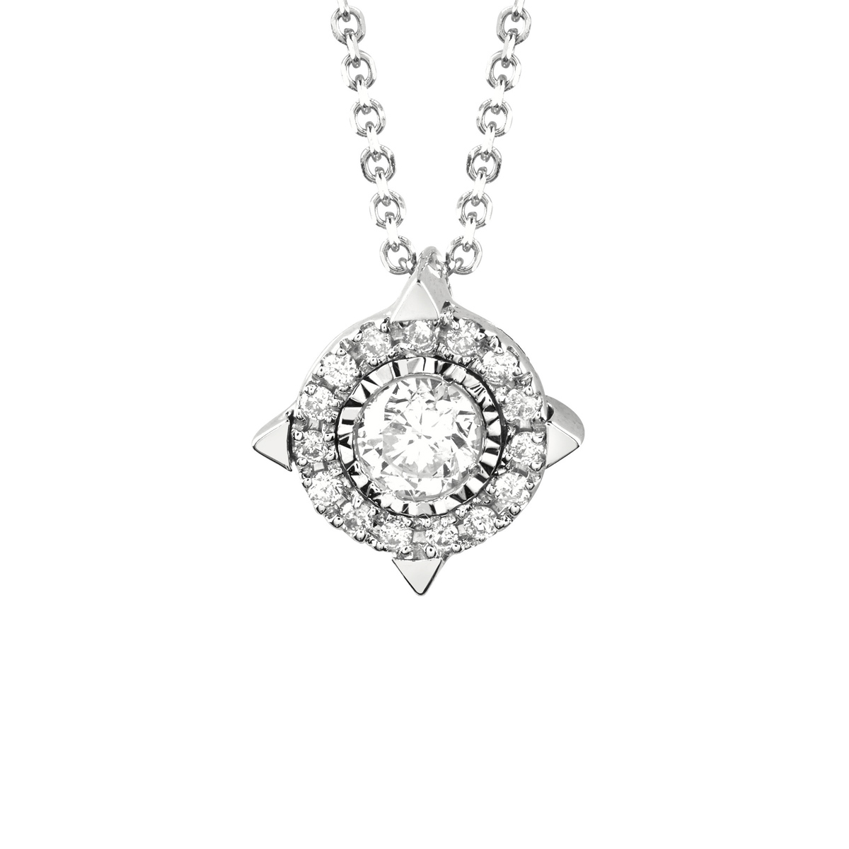 Bliss Collana Lumina oro bianco con diamanti Ref.20077818