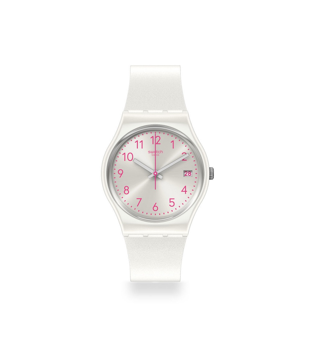 Swatch orologio donna bianco perlato GW411