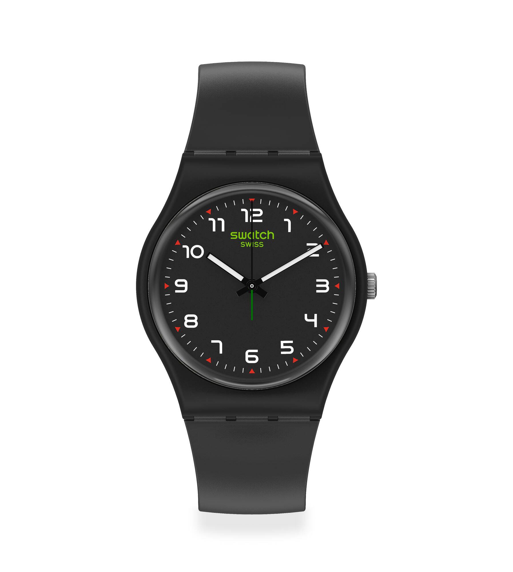 Swatch orologio solotempo bioplastica nero SO28B100