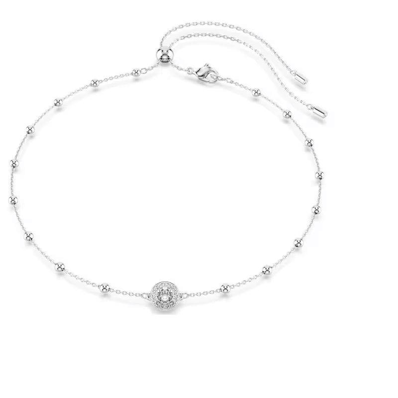 Swarovski Pendente Una Angelic Taglio Round Motivi doppia faccia, Bianco 5733116