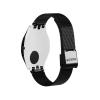 Reloj Swatch unisex de acero inoxidable de malla de milán piel negro SKINOTTE SVOB100M