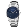 Calvin klein herrenuhr SILBER blau edelstahl zifferblatt blau 43mm K2G2G14Q