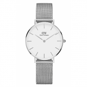Daniel wellington reloj de 32mm de las mujeres clásicas de la petite sterling blanco DW00100164
