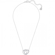 Swarovski Necklace Dear, the media, white, rhodium plating 5345475