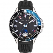 Nautica Orologio Solo Tempo Uomo con doppio cinturin nero e blu NAPP25F11