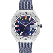 Nautica Orologio Solo Tempo Uomo cinturino tessuto blu NAPLSS002
