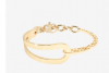 Rebecca Bracciale semi rigido bronzo placcato oro giallo BICBBO02